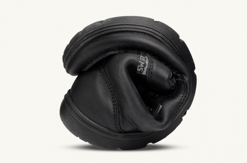 Buty Męskie Lems Nieprzemakalne Boulder Boot Czarne Polska | RCI-32391