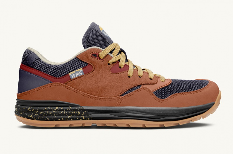 Buty Trekkingowe Lems Trailhead Brązowe Żółte Polska | GWF-27137