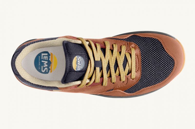Buty Trekkingowe Lems Trailhead Brązowe Żółte Polska | GWF-27137