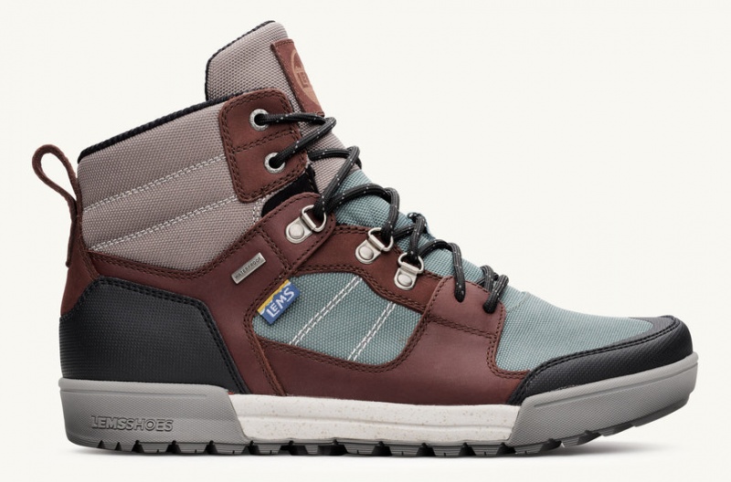 Kozaki Trekkingowe Lems Outlander Nieprzemakalne Boot Miedź Głęboka Zielone Polska | EGP-50818