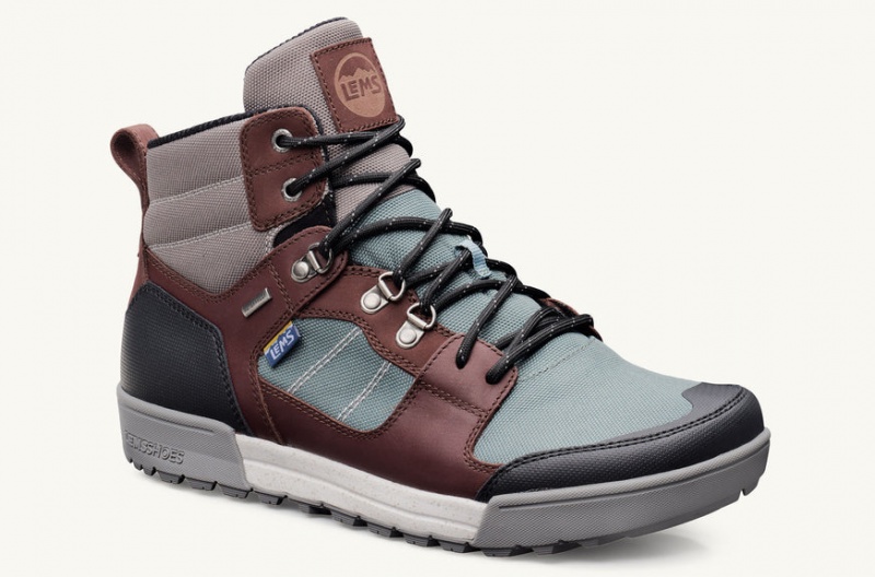 Kozaki Trekkingowe Lems Outlander Nieprzemakalne Boot Miedź Głęboka Zielone Polska | EGP-50818