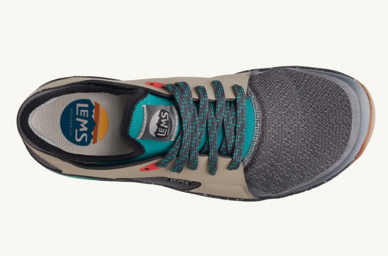 Buty Męskie Lems Mesa Beżowe Turkusowe Polska | PDP-12453