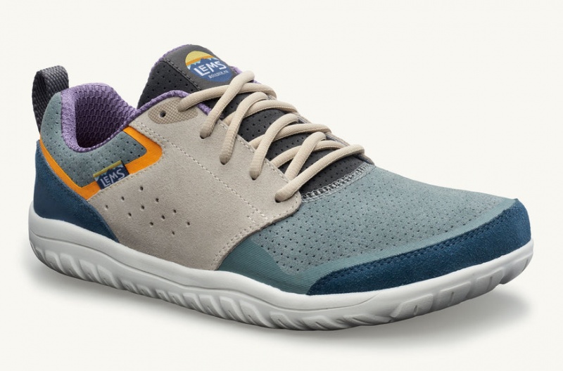 Buty Męskie Lems Primal Zen Zamszowe Beżowe Zielone Polska | TKX-02462